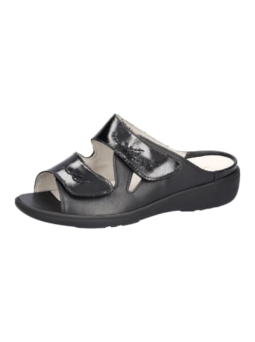 WALDLÄUFER Pantoletten Kara in Schwarz