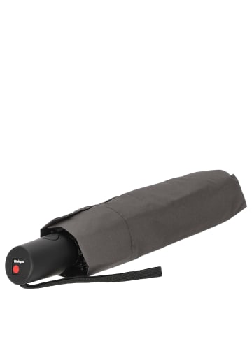 Knirps A.200 M Duomatic - Taschenschirm Regenschirm (joy red) in dark grey