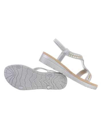 Ital-Design Sandale & Sandalette in Silber