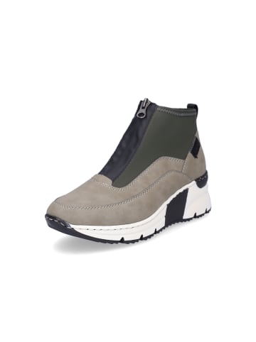 rieker Slip-on-Sneaker in grün taupe