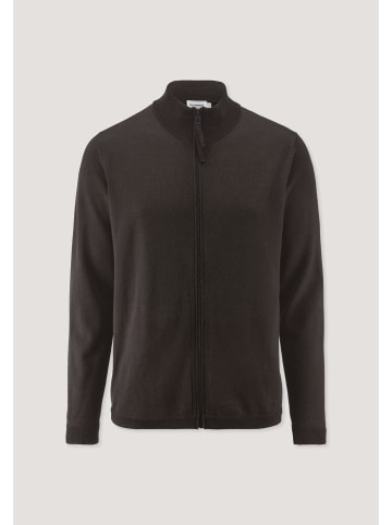 Hessnatur Hessnatur Strickjacke Regular aus reiner Bio-Merinowolle in kakao braun