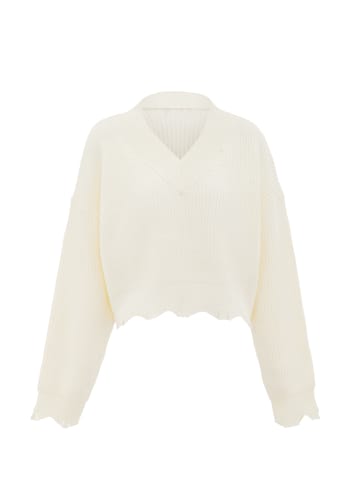 gaya Damen Sweater in WOLLWEISS