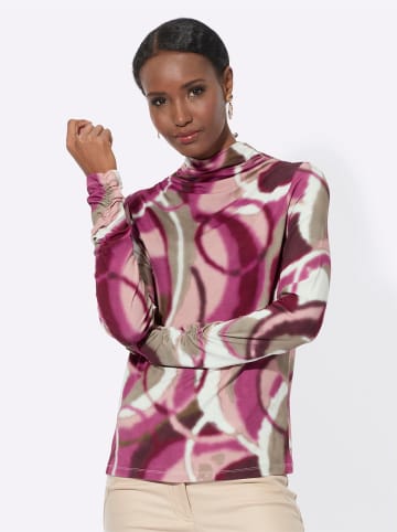 creation L Langarmshirt in ecru-erika-bedruckt