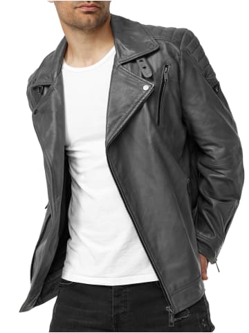 Tazzio Lederjacke "19713" - in Anthrazit