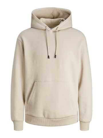 Jack & Jones Hoodie Kapuzen Pullover JJEBRADLEY in Sand