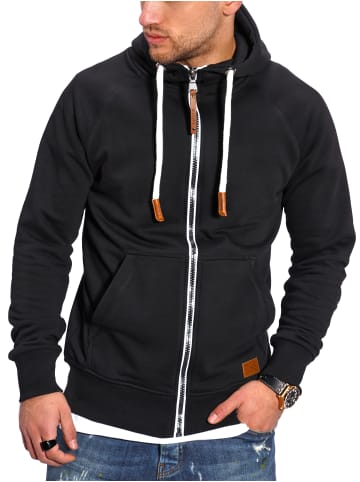 behype Sweatjacke BHTANSER in schwarz