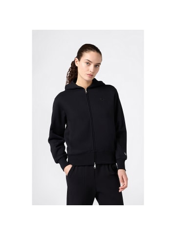 Champion Longsleeve Full Zip Hoodie Sweatshirt in Schwarz