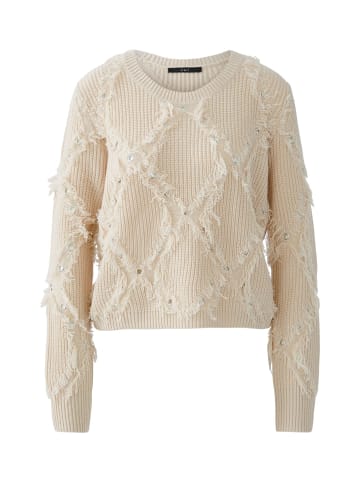 Oui Pullover in light beige mel