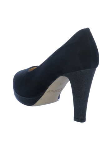 Gabor Plateau Pumps in Schwarz