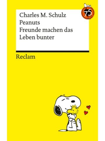 Reclam Verlag Buch - Peanuts. Freunde machen das Leben bunter