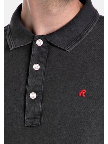 Replay Poloshirt in schwarz