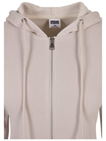 Urban Classics Zip-Kapuzenpullover in warmgrey