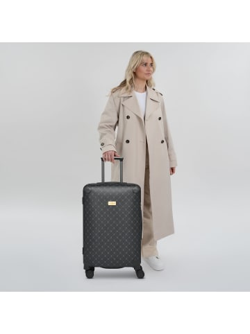 Lazarotti Palermo 4 Rollen Trolley M 66 cm in black