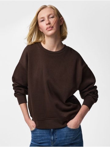Pieces Sweatshirt in Hot Fudge