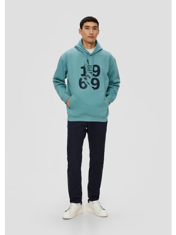 s.Oliver Sweatshirt langarm in Petrol