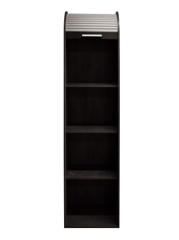 58 aufm Kessel JALOUSIESCHRANK Eadi 46 x 44 x 192 Rollladenschrank Schwarzstahl/Weiß