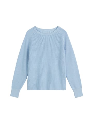 Marc O'Polo DfC-Rundhals-Strickpullover loose in Blau