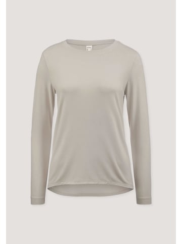 Hessnatur Langarm Schlafshirt Regular in düne
