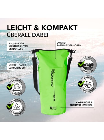 Where Tomorrow PVC dry bag Style 02 20L grün  grün