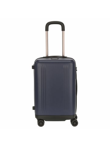 Zero Halliburton Edge Light - 4-Rollen-Trolley 56 cm (black) in blau
