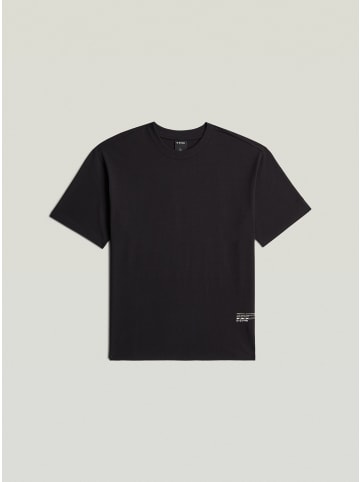 Back Applique Relaxed T-Shirt dk black