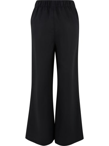 Urban Classics Urban Classics Damen Ladies Linen Mixed Wide Pants in black