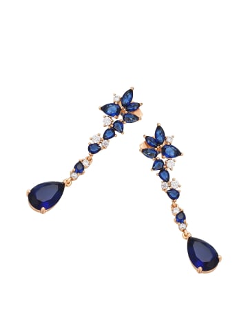 faina Women Jewelry Set in rose gold navy
