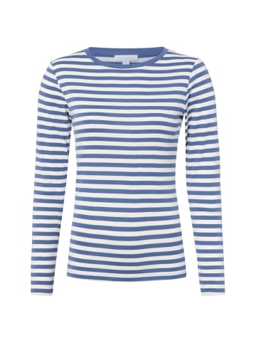 brookshire Langarmshirt in blau weiß - 0004