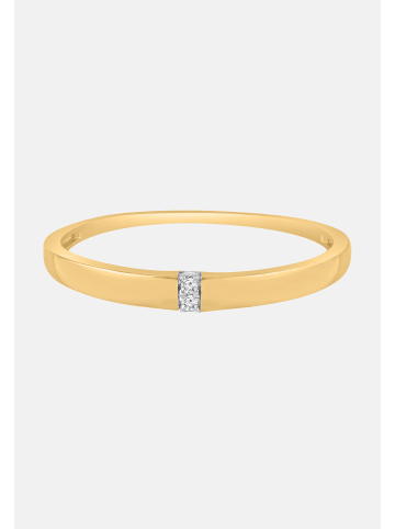 Diamant Exquis Ring aus 375 Gelbgold mit Diamant