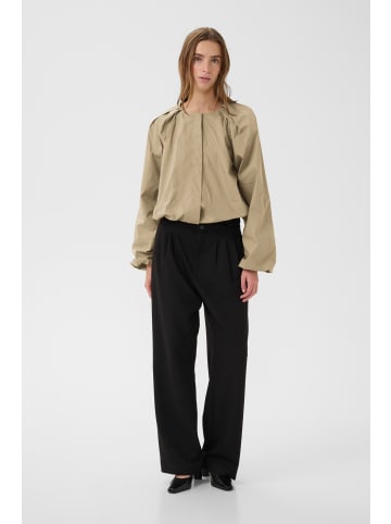 Karen By Simonsen Langarm-Bluse KBEnya Loose fit in Weathered Teak