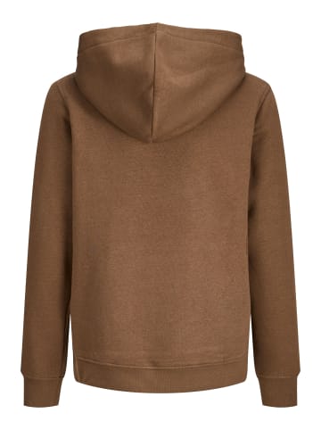 JACK & JONES Junior Kapuzenpullover in Cocoa