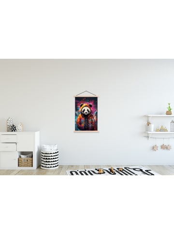 MuchoWow Poster mit Leiste Panda