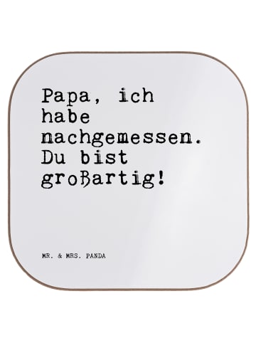 Mr. & Mrs. Panda Tassenuntersetzer Papa, ich habe nachgemessen..... in Weiß
