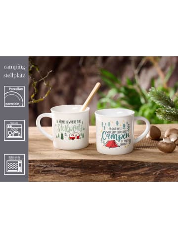 Ritzenhoff & Breker 4-tlg. Kaffeebecher-Set Camping in 360 ml in bunt