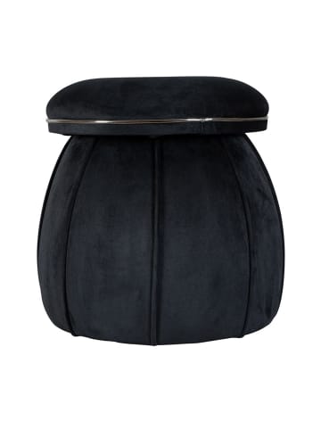 Kayoom Hocker Corin in schwarz - graphit
