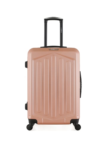 BlueStar Mittelgroßer Koffer HAGEN in Rosa (64L)