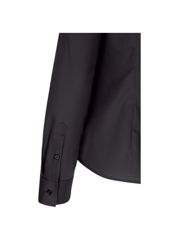 Seidensticker Klassische Bluse Regular in Schwarz