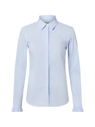 Mos Mosh Bluse MMMattie in hellblau weiß