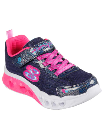 Skechers Sneaker "FLUTTER HEART LIGHTS BRING SPARKLE" in Marineblau / Mehrfarbig