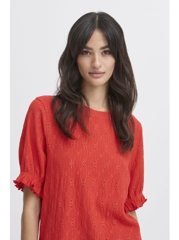 b. young T-shirt BYSILVA Regular fit in Flame Scarlet