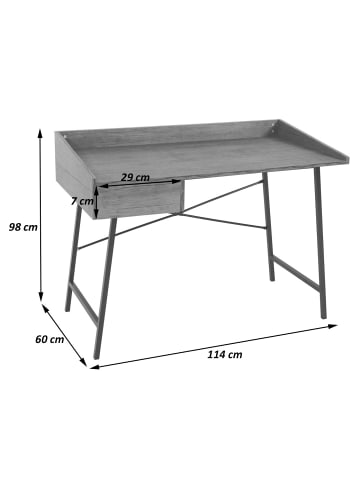MCW Schreibtisch J97 mit Schublade, Eiche-Optik