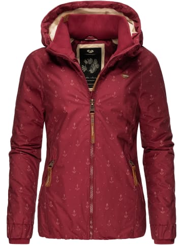 ragwear Winterjacke Dizzie Marina Winter Intl. in Wine Red