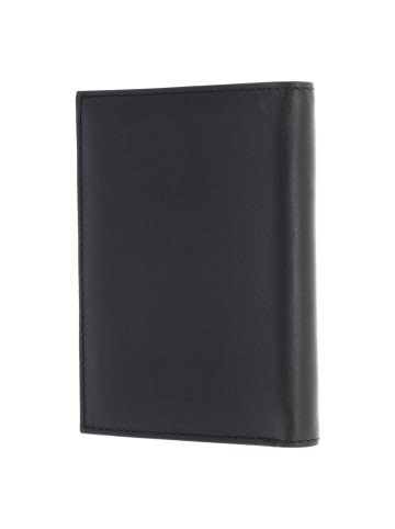 oxmox Leather Geldbörse RFID Schutz Leder 13 cm in schwarz-pure 2.0