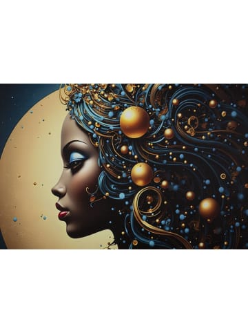Mauro Ferretti Gemälde auf lackierter Leinwand mit LEDs, 60 x 3,5 x 90 cm