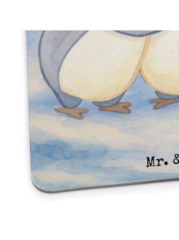 Mr. & Mrs. Panda Getränkeuntersetzer Pinguine Kuscheln Design mi... in Weiß
