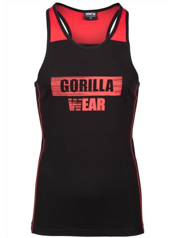 Gorilla Wear Wallace Tank Top - Schwarz/Rot
