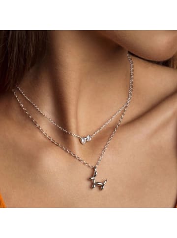 Xenox Halskette für Damen in silber