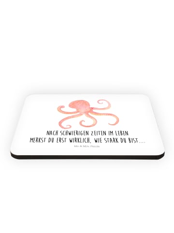 Mr. & Mrs. Panda magnet Tintenfisch mit Spruch in Weiß