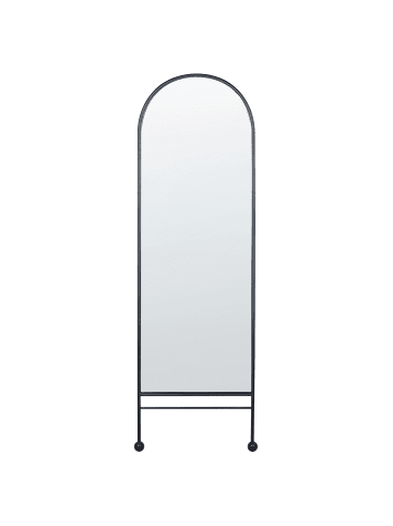 Beliani Wandspiegel JARNAGES in Schwarz - (W) 45 x (H) 145 x (L) 3 cm