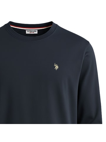 U.S. Polo Assn. Longsleeve 1er Pack in Dunkelblau